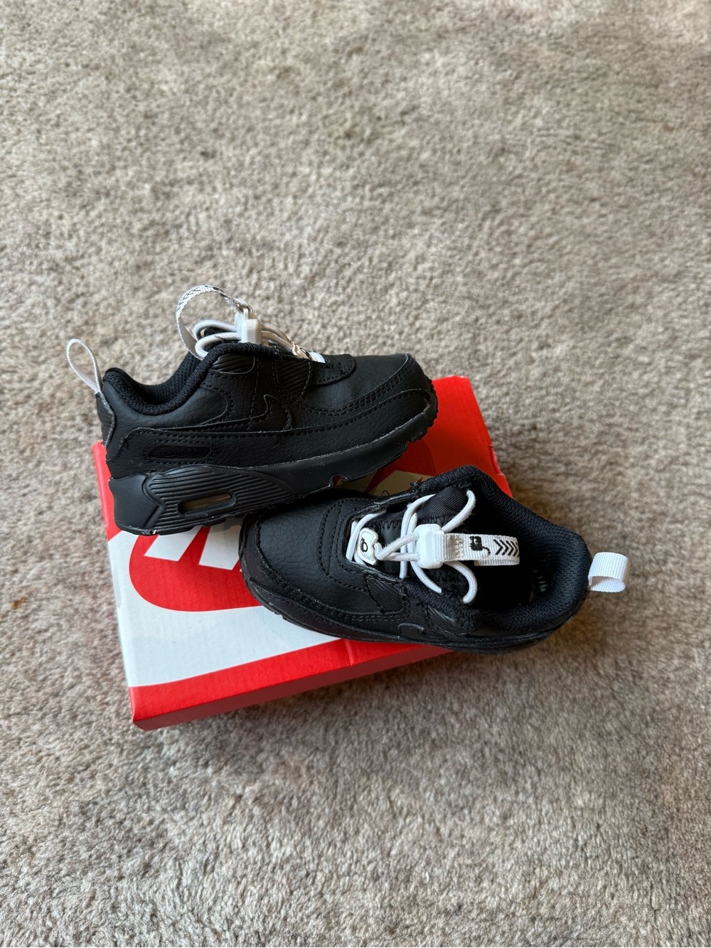 Nike Kids Black court borough low recraft sneaker